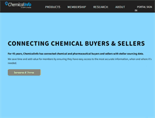 Tablet Screenshot of chemicalinfo.com